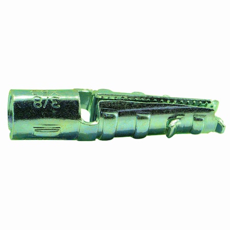 Midwest Fastener Short Lag Shield, 3/8" Dia, 2" L, Steel Zinc Plated, 3 PK 38304